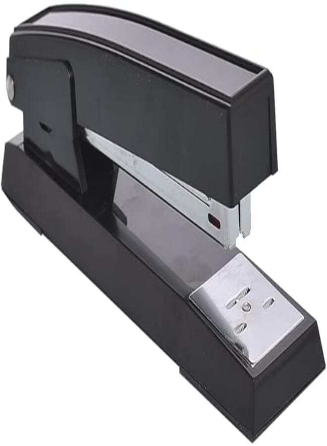 Eagle 900b full strip stapler, 10 sheets capacity, staple size (24/6) and (26/6) for office and school home -black